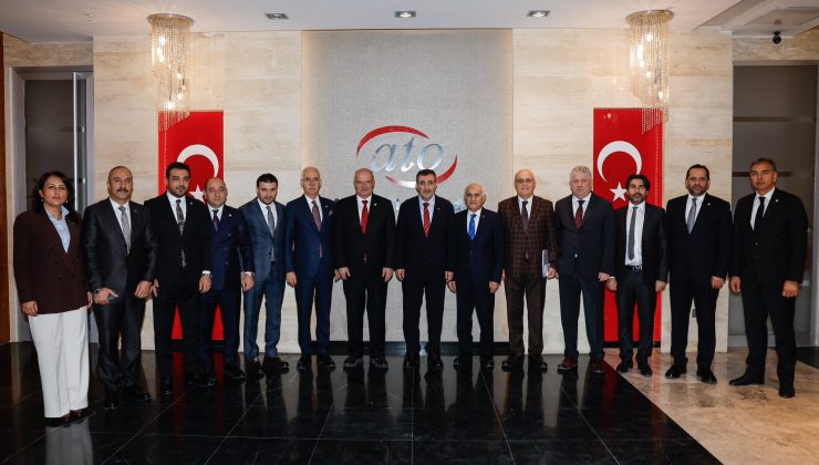 YILMAZ, ATO YÖNETİMİ İLE GÖRÜŞTÜ