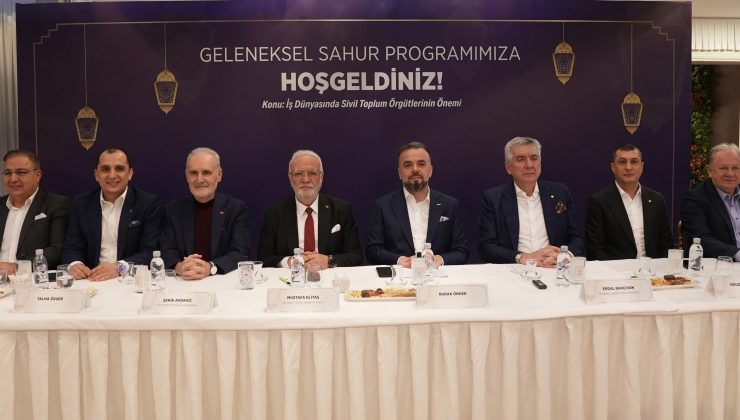 İŞ DÜNYASI SAHUR SOFRASINDA BULUŞTU
