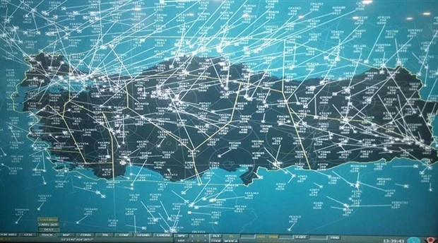 Türkiye hava trafiğinde zirvede